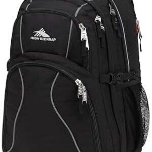 High Sierra Swerve Laptop Backpack, Black, One Size : Electronics