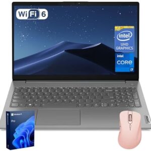 Lenovo V15 Business Laptop | 15.6" FHD Anti-Glare | Intel Core i7-13620H | 24GB RAM | 1TB SSD | HDMI | Numeric Keypad | Webcam | Wi-Fi 6 | Windows 11 Pro | Bundle with Thunderobot Wireless Mouse : Electronics