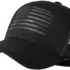 Baseball Cap, American Flag Trucker Hat for Men Women, Breathable Adjustable Fit Outdoor Mesh Snapback Hats at Amazon Men’s Clothing store