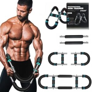 Twister Arm Trainer, 40-100lb Adjustable Chest Workout Equipment, Arm Trainer, Twister Arm Trainer, Portable Power Twister Bar, Detachable Design Fitness Anywhere (Blue) : Sports & Outdoors